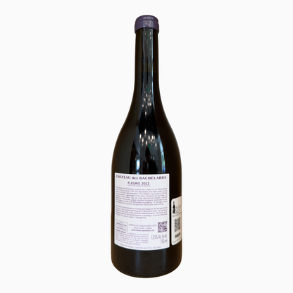 Château des Bachelards Fleurie 'Comtesse de Vazeilles' 2022 back label