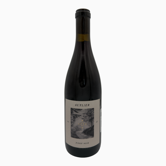 Outlier Pinot Noir 2023 front label