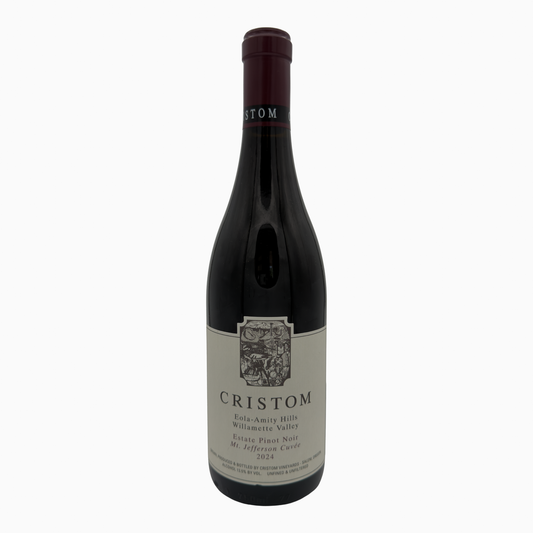 Cristom Mt. Jefferson Cuvée Estate Pinot Noir 2024 front label