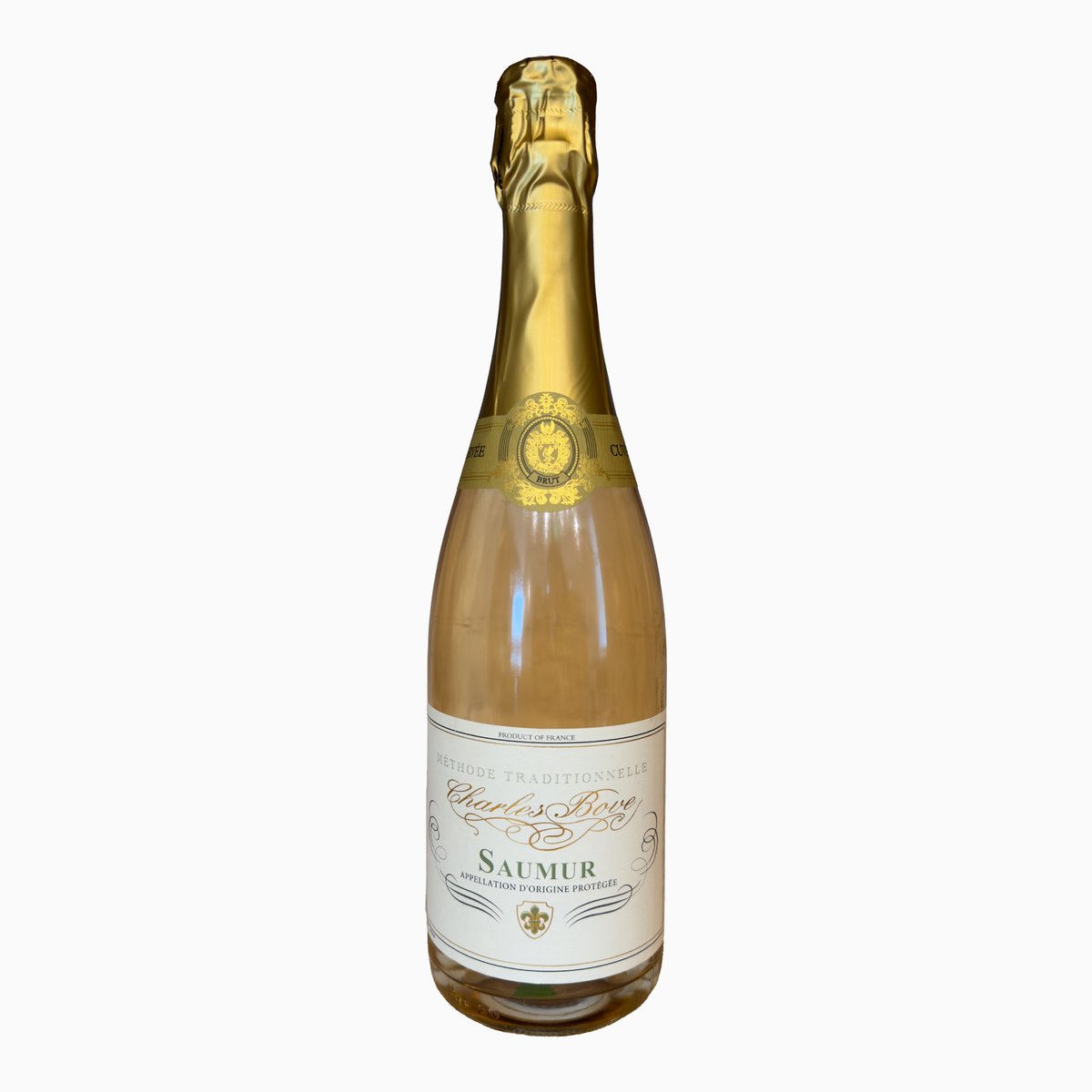 Charles Bove Saumur Rosé Brut — front bottle label